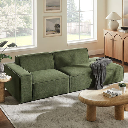 Restore 2-Piece Performance Fabric Upholstered Modular Loveseat