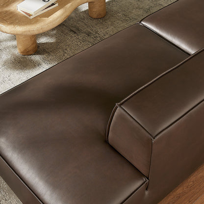 Restore 2-Piece Vegan Leather Modular Loveseat
