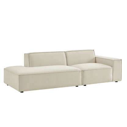 Restore 2‑Piece Performance Fabric Modular Loveseat