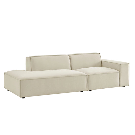 Restore 2‑Piece Performance Fabric Modular Loveseat