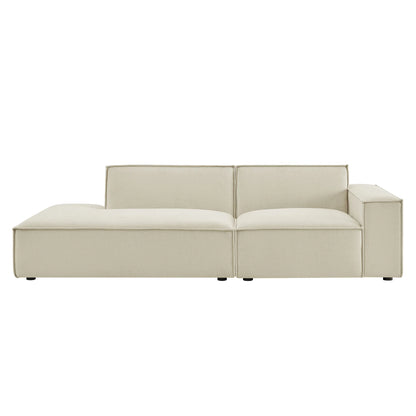 Restore 2‑Piece Performance Fabric Modular Loveseat