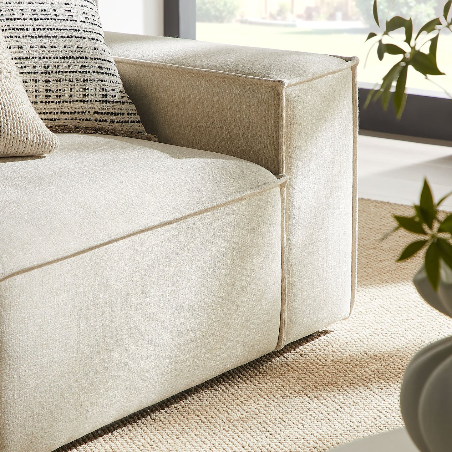Restore 2‑Piece Performance Fabric Modular Loveseat