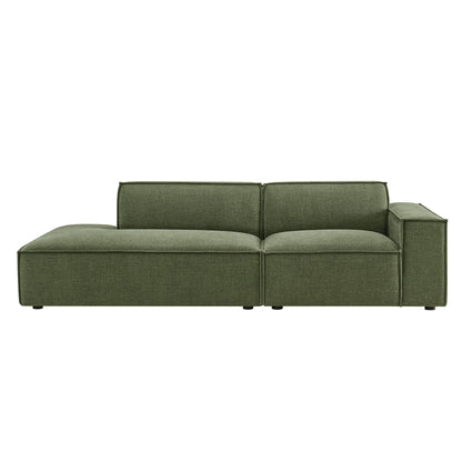 Restore 2‑Piece Performance Fabric Modular Loveseat