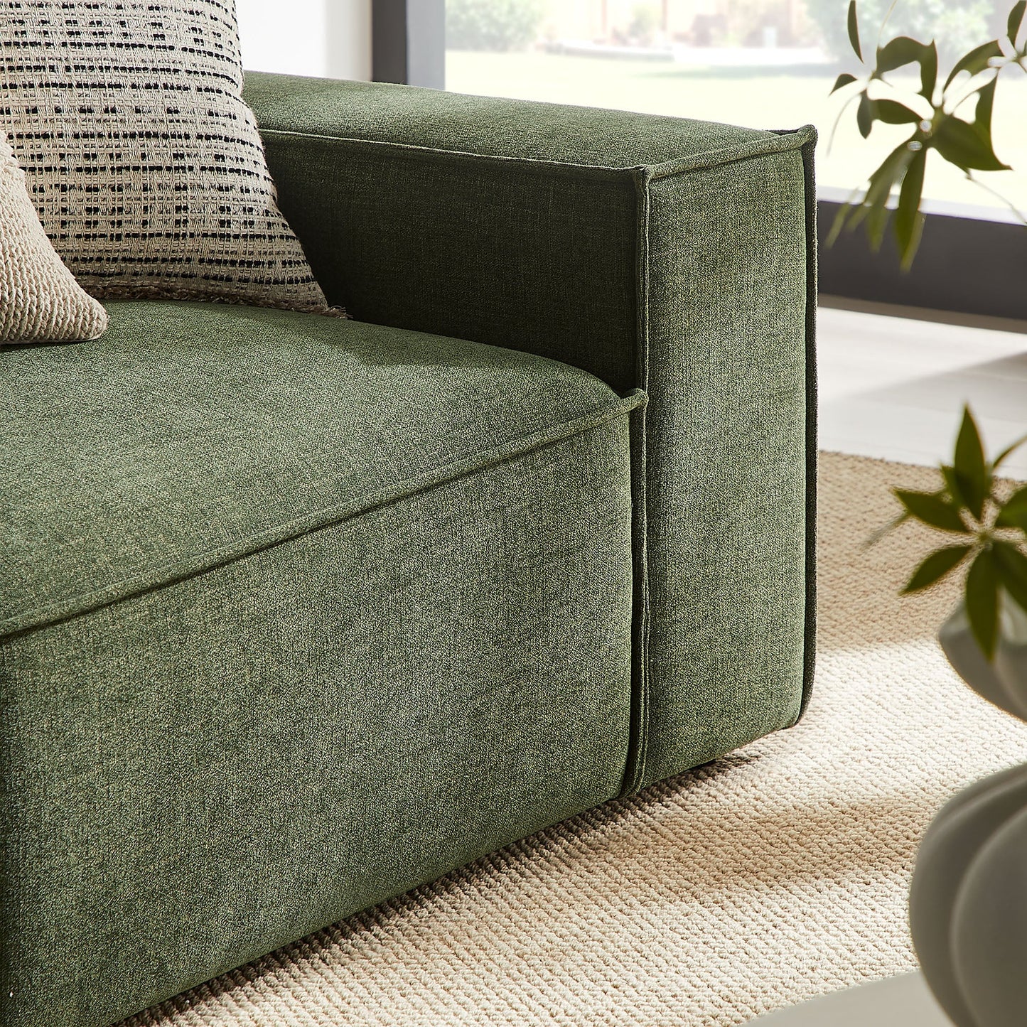 Restore 2‑Piece Performance Fabric Modular Loveseat