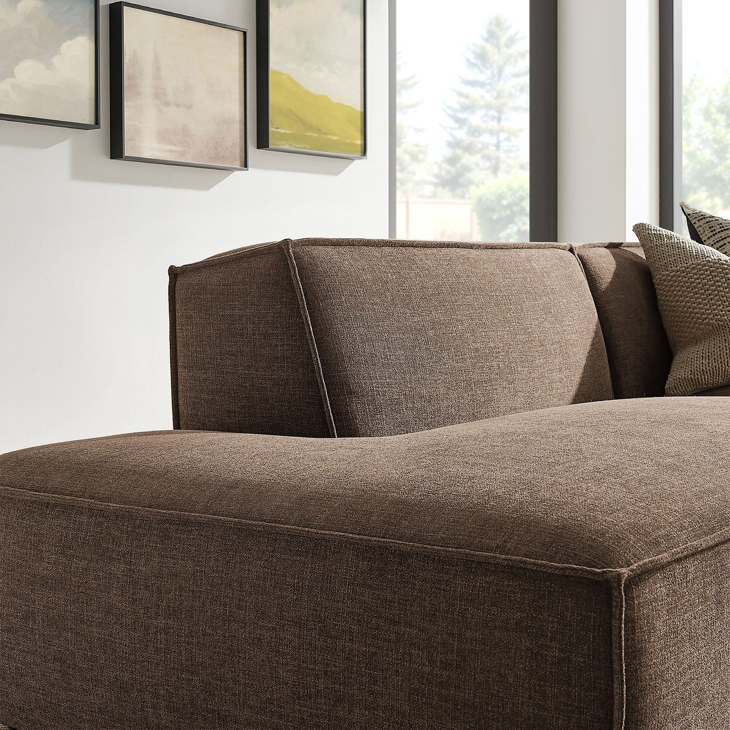 Restore 2‑Piece Performance Fabric Modular Loveseat