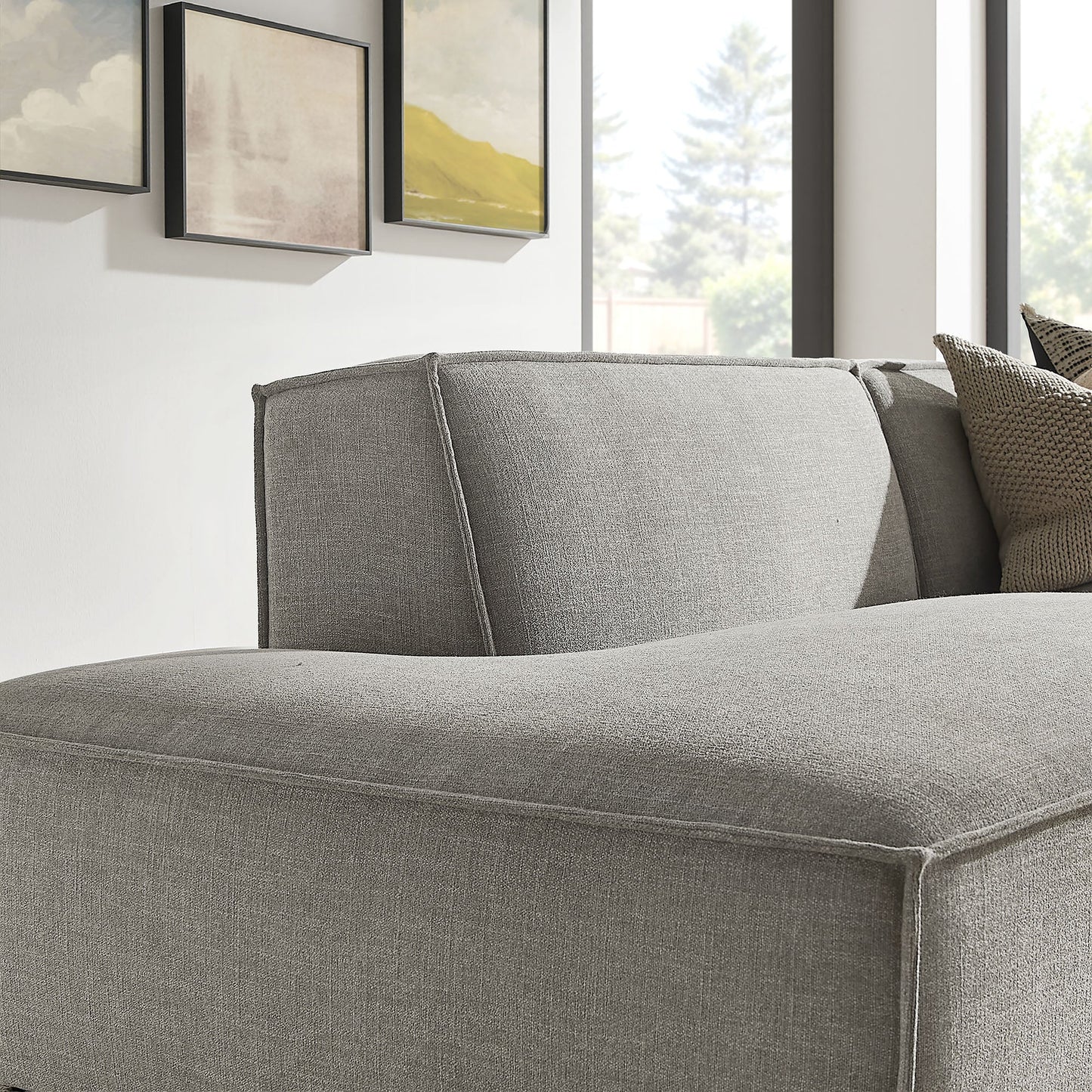 Restore 2‑Piece Performance Fabric Modular Loveseat