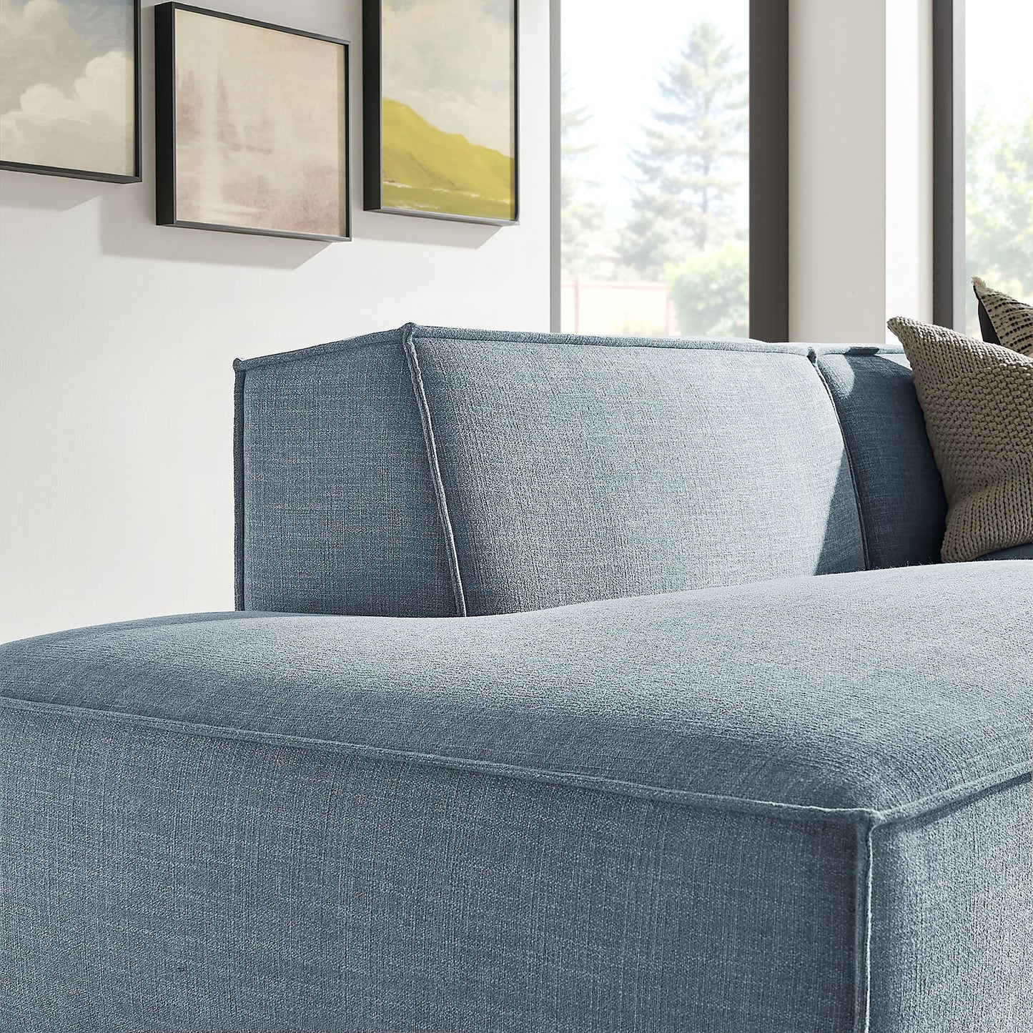 Restore 2‑Piece Performance Fabric Modular Loveseat