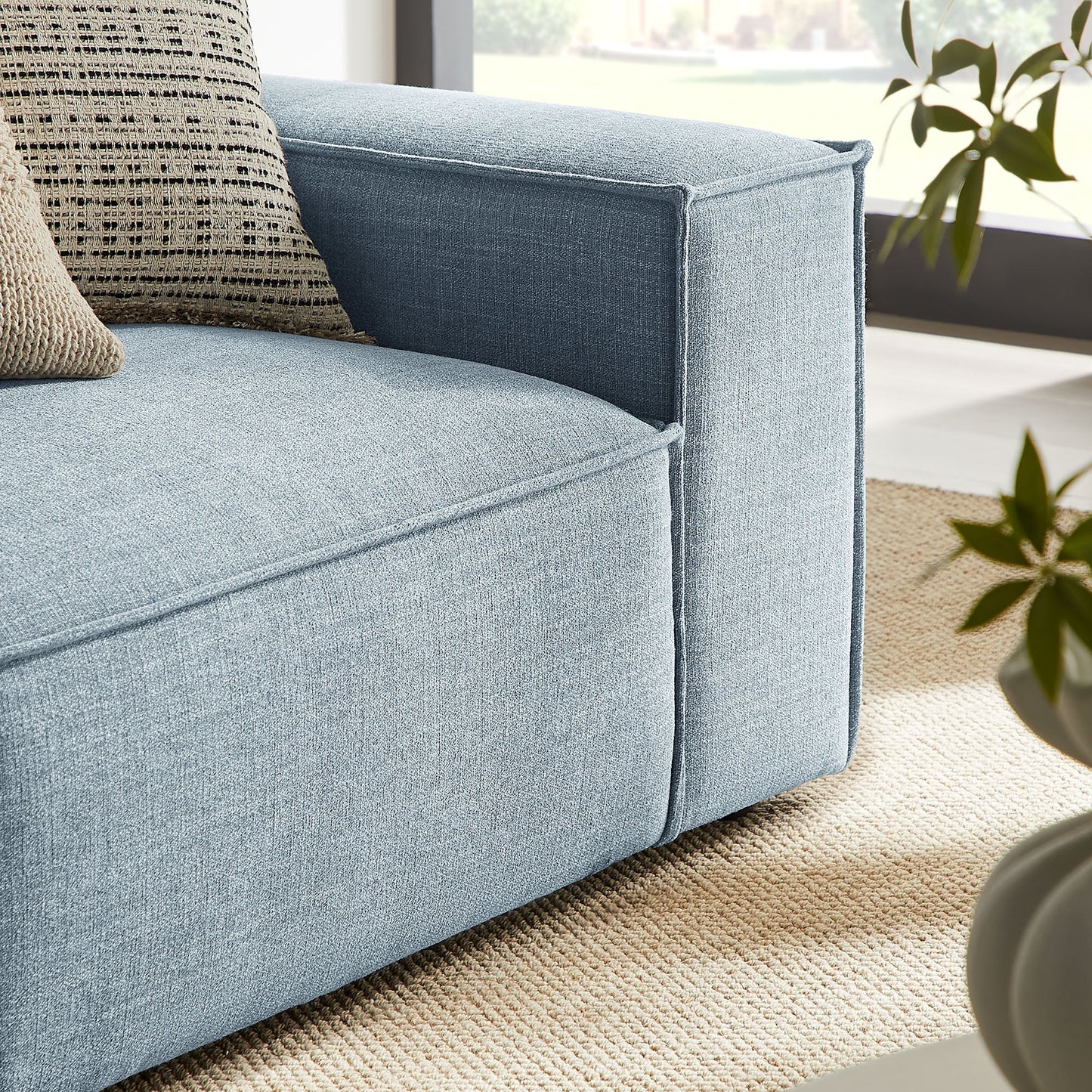 Restore 2‑Piece Performance Fabric Modular Loveseat