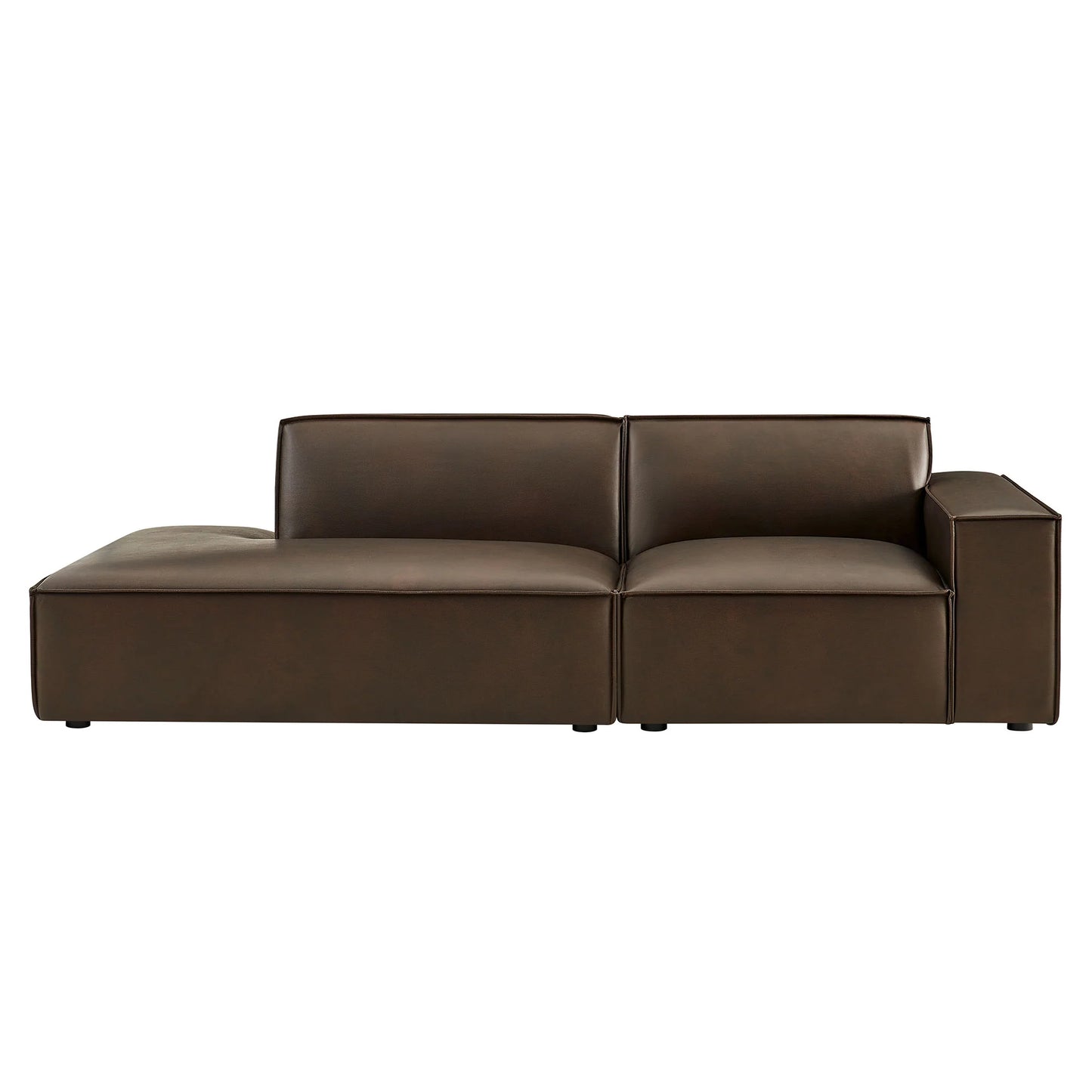 Restore 2‑Piece Vegan Leather Modular Loveseat