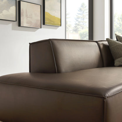 Restore 2‑Piece Vegan Leather Modular Loveseat