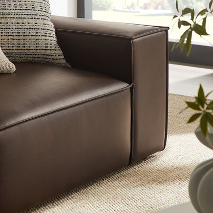 Restore 2‑Piece Vegan Leather Modular Loveseat