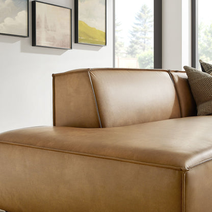 Restore 2‑Piece Vegan Leather Modular Loveseat