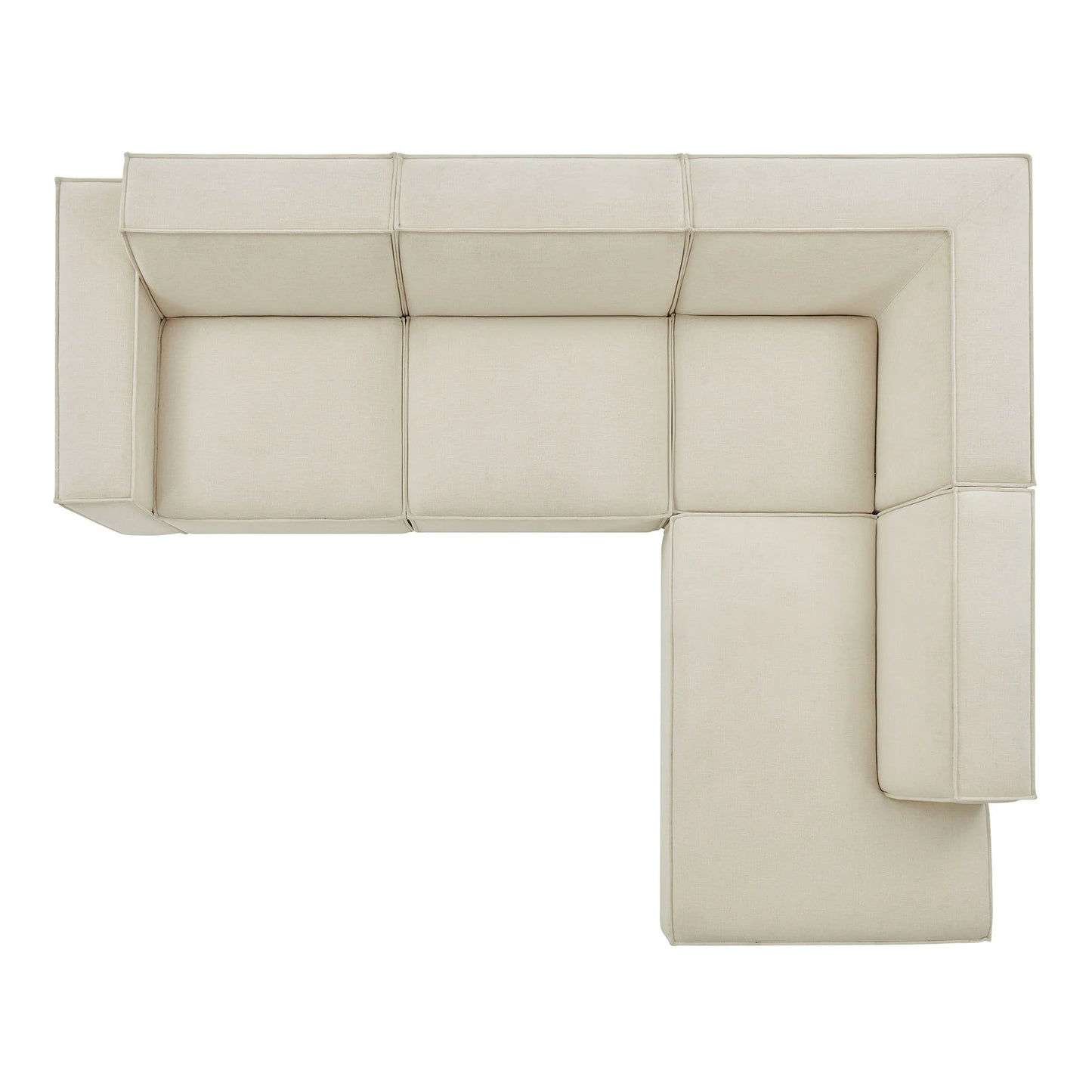 Restore 4‑Piece Performance Fabric Modular L‑Shaped Sofa