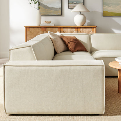 Restore 4‑Piece Performance Fabric Modular L‑Shaped Sofa