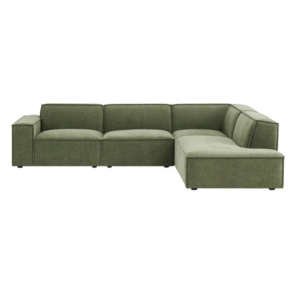 Restore 4‑Piece Performance Fabric Modular L‑Shaped Sofa