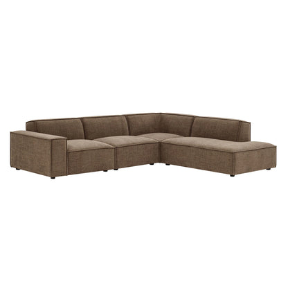 Restore 4‑Piece Performance Fabric Modular L‑Shaped Sofa