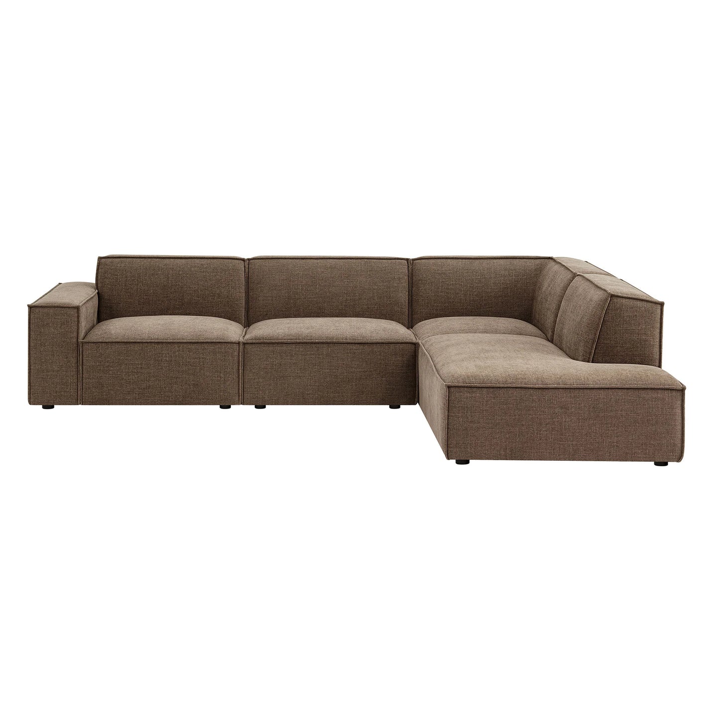 Restore 4‑Piece Performance Fabric Modular L‑Shaped Sofa