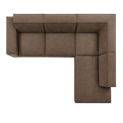Restore 4‑Piece Performance Fabric Modular L‑Shaped Sofa