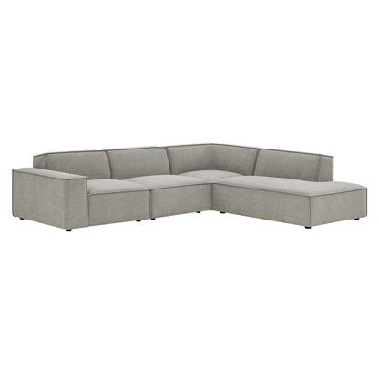 Restore 4‑Piece Performance Fabric Modular L‑Shaped Sofa