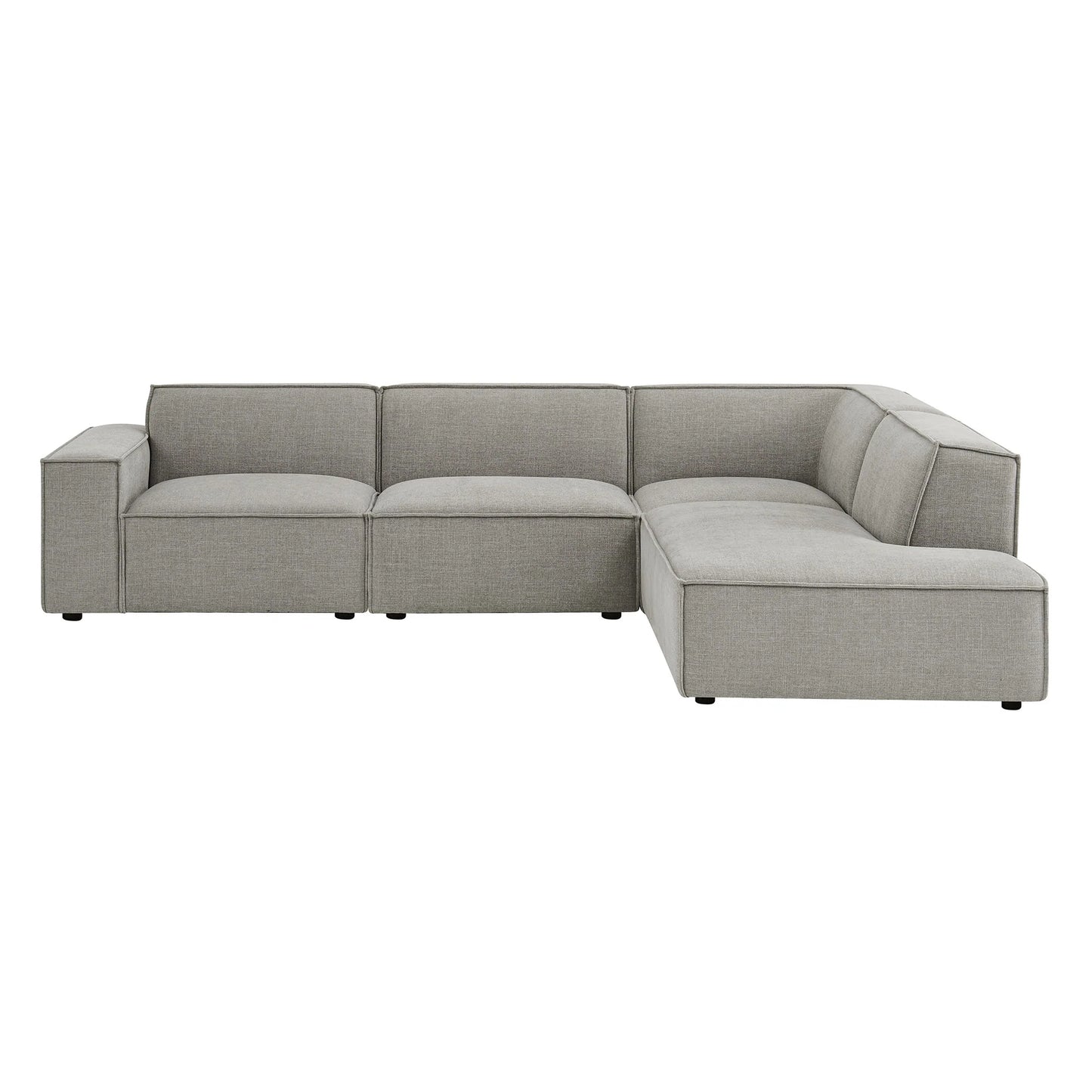 Restore 4‑Piece Performance Fabric Modular L‑Shaped Sofa