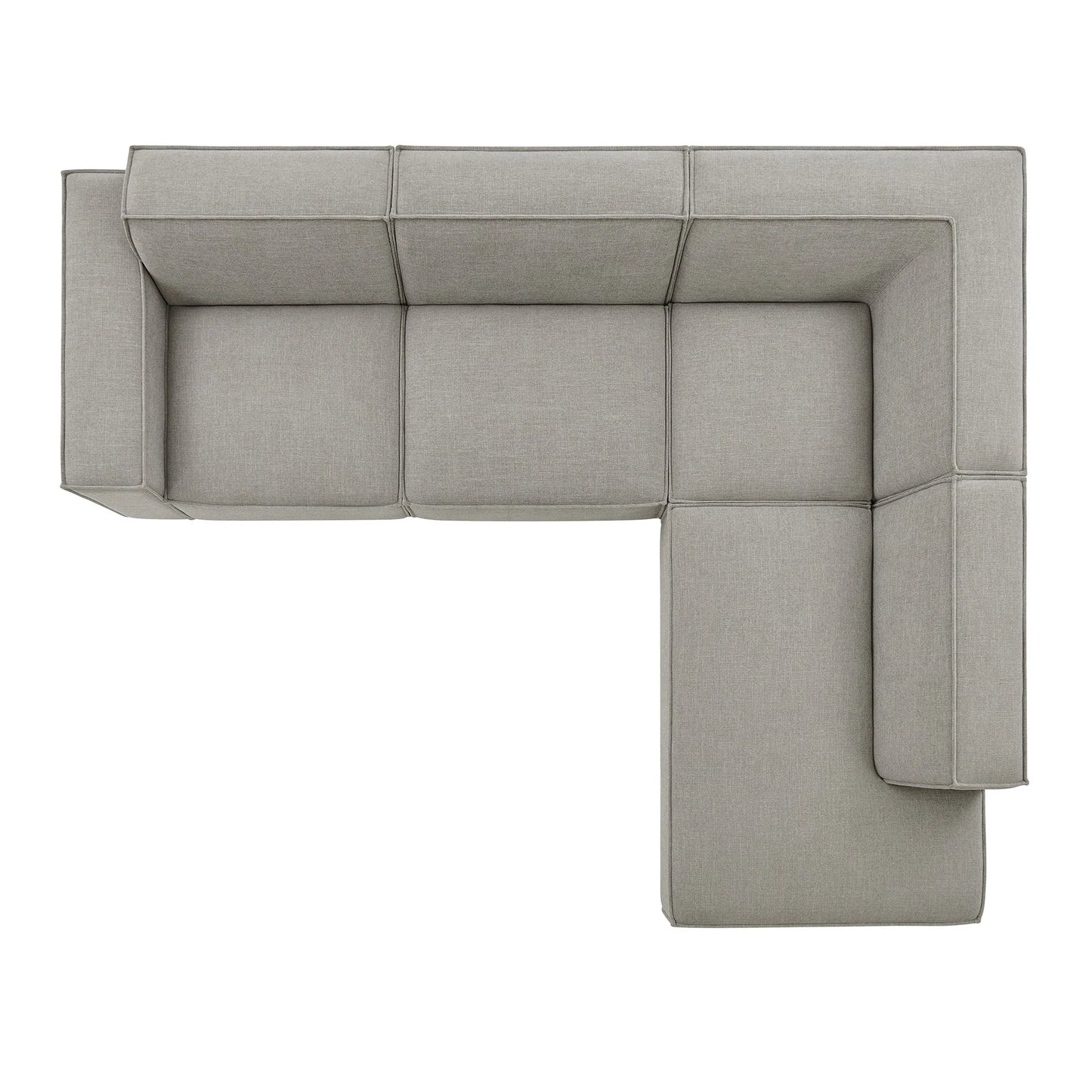 Restore 4‑Piece Performance Fabric Modular L‑Shaped Sofa
