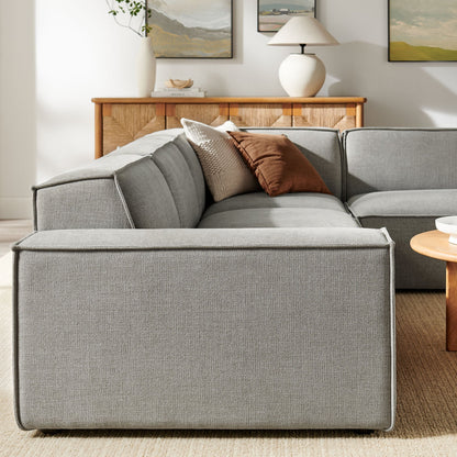 Restore 4‑Piece Performance Fabric Modular L‑Shaped Sofa