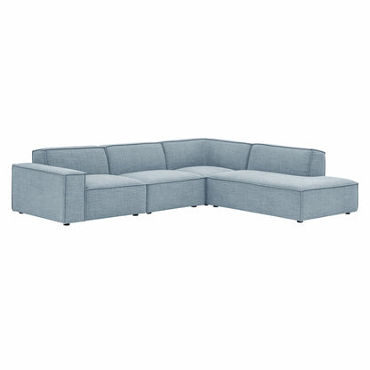 Restore 4‑Piece Performance Fabric Modular L‑Shaped Sofa