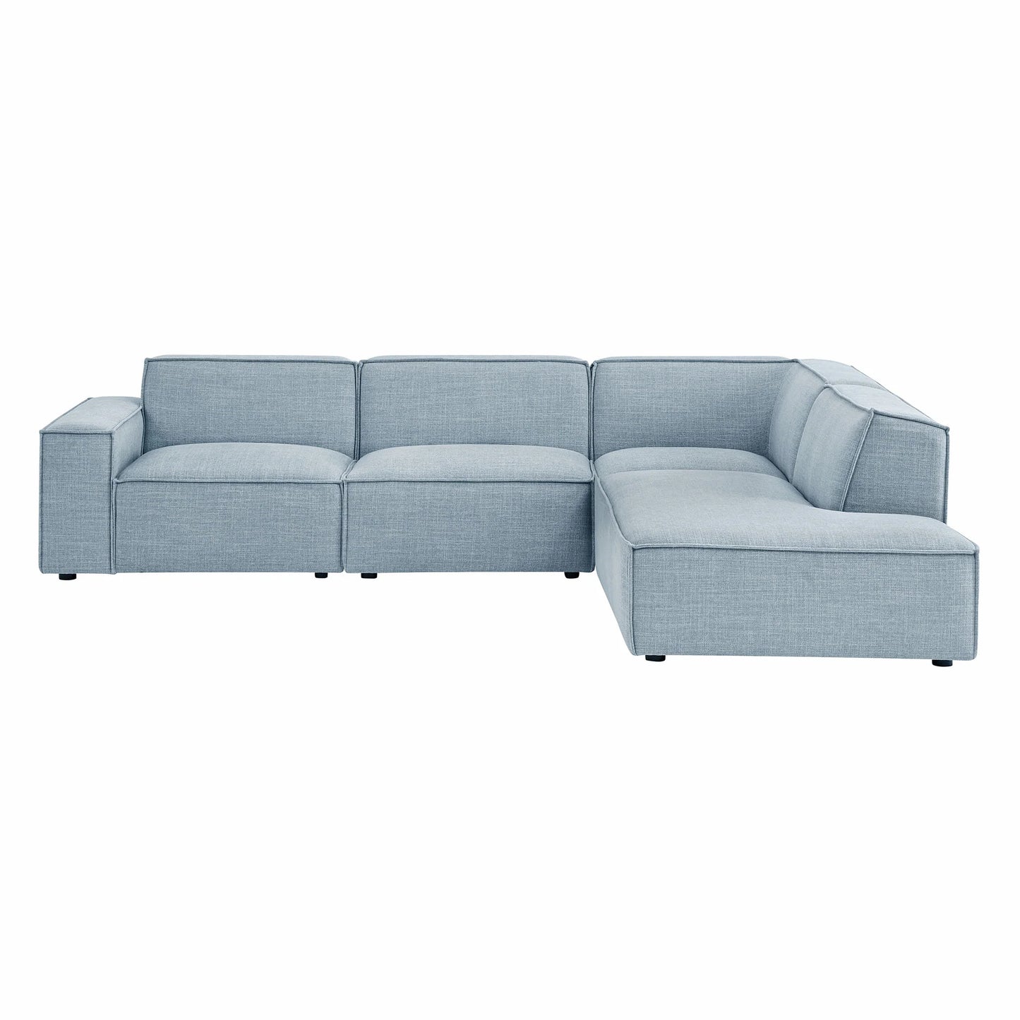 Restore 4‑Piece Performance Fabric Modular L‑Shaped Sofa