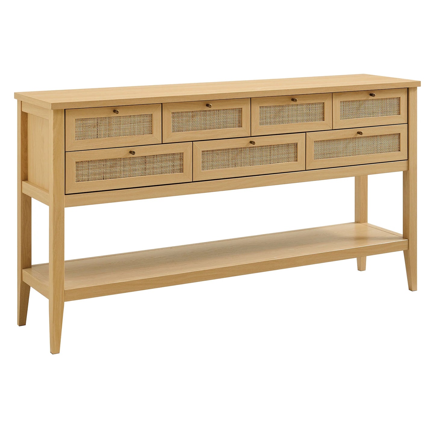 Soma 62 Inch Rattan Console Table