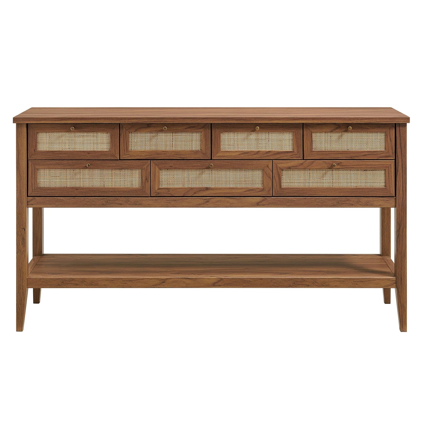 Soma 62 Inch Rattan Console Table