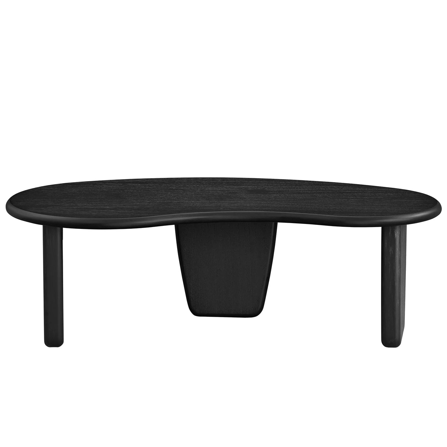Vetra Kidney-Shaped Coffee Table – Modern Free-Form Accent Table