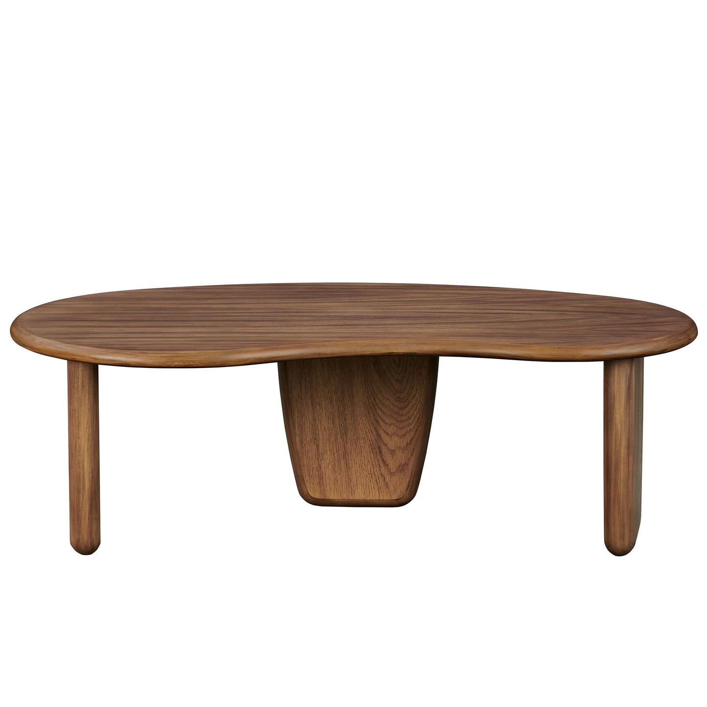 Vetra Kidney-Shaped Coffee Table – Modern Free-Form Accent Table