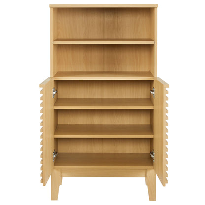 Render Freestanding Bathroom Storage Cabinet – Modern & Space-Saving Organizer