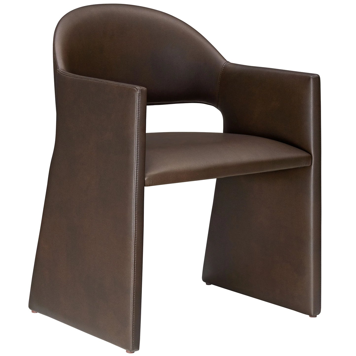 Talia Vegan Leather Dining Armchair – Stylish & Sustainable Seating