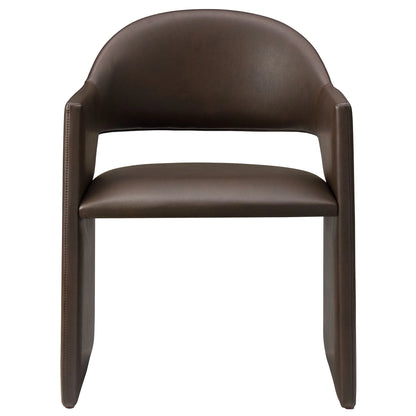 Talia Vegan Leather Dining Armchair – Stylish & Sustainable Seating