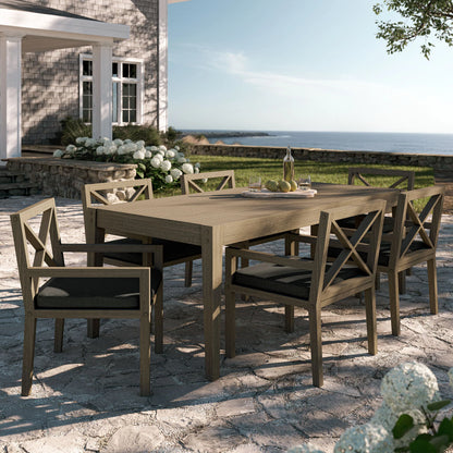 Northlake 7-Piece Outdoor Teak Wood Dining Set