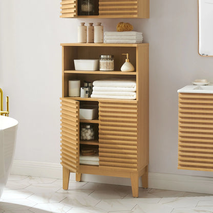 Render Bathroom Cabinet Set – Modern Storage Solution for Bathrooms