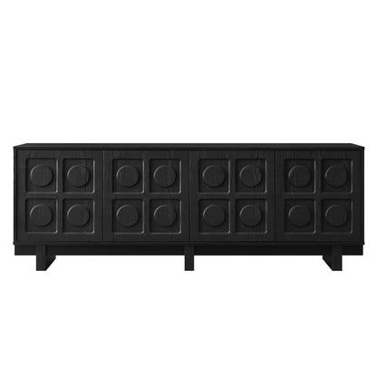 Knox 71 Inch TV Stand – Modern Media Console with Storage for TVs up to 80