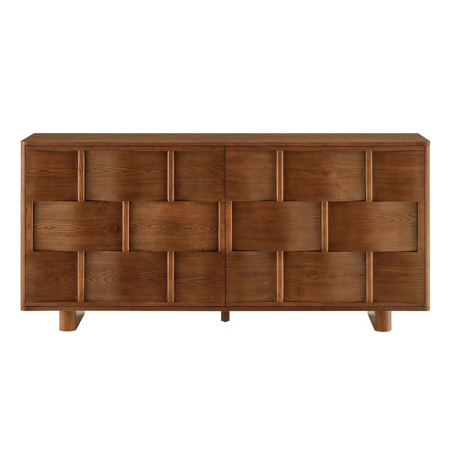 Foundry 71" Woven Design Buffet Storage Cabinet