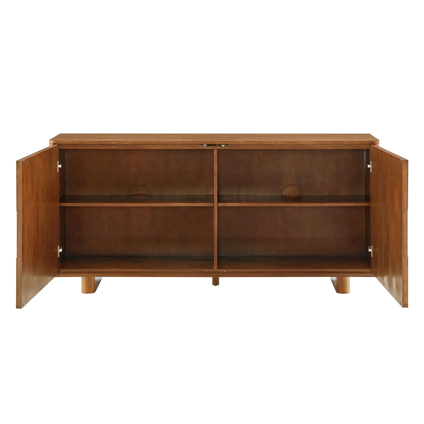 Foundry 71" Woven Design Buffet Storage Cabinet