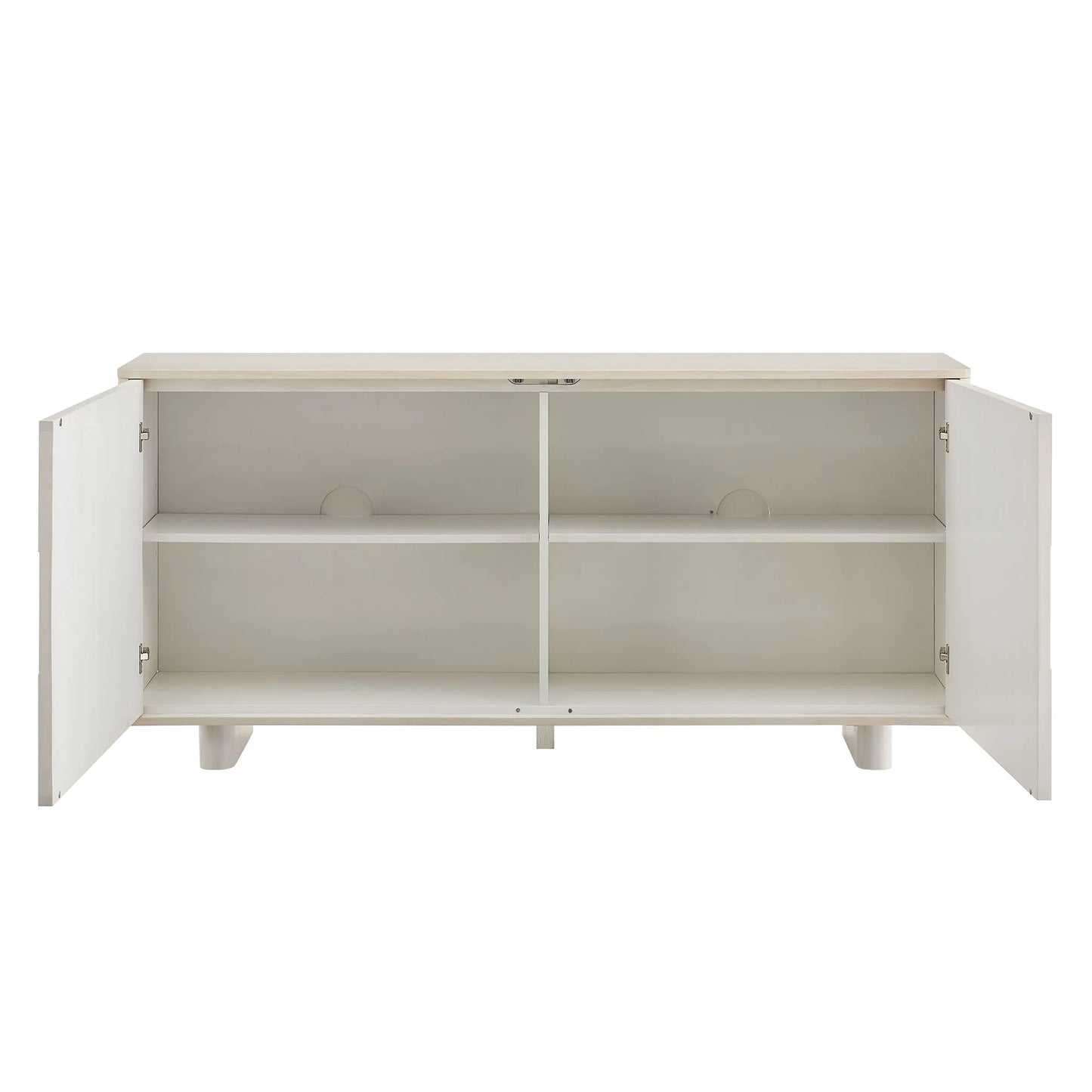 Foundry 71" Woven Design Buffet Storage Cabinet