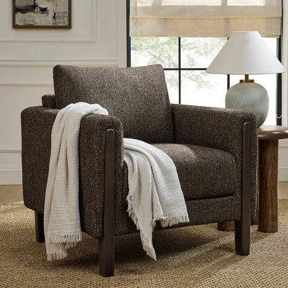 Hawken Boucle Fabric Accent Armchair