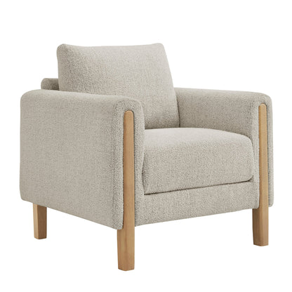 Hawken Boucle Fabric Accent Armchair