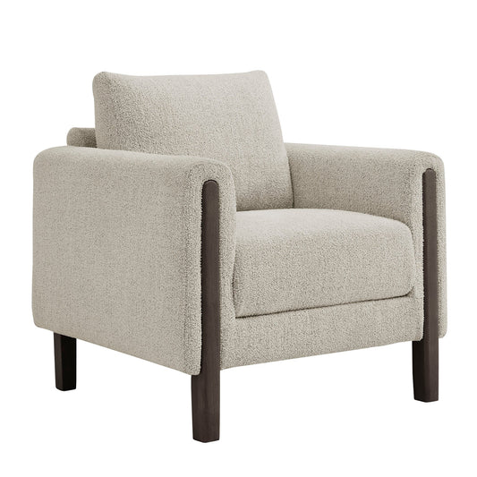 Hawken Boucle Fabric Accent Armchair