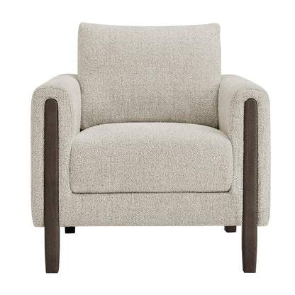 Hawken Boucle Fabric Accent Armchair