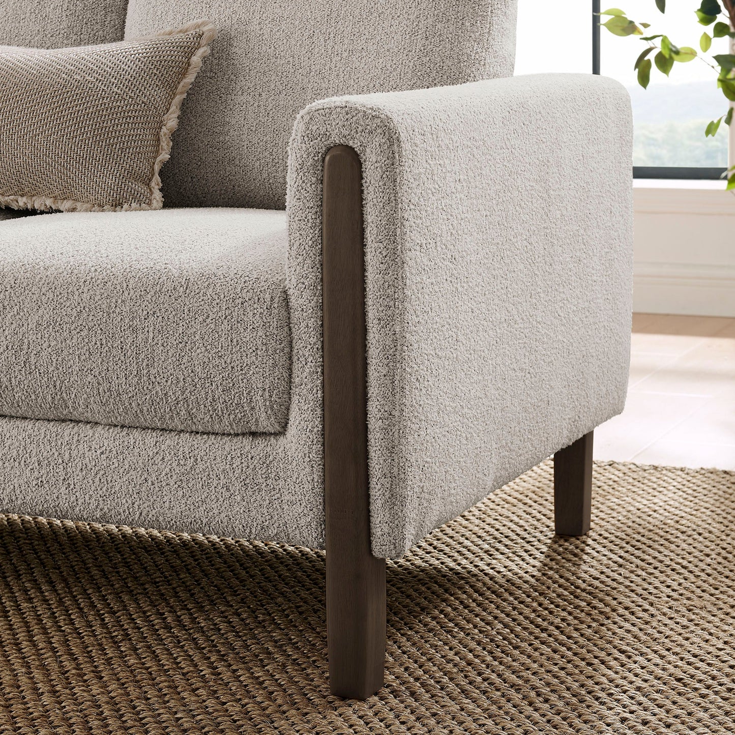 Hawken Boucle Fabric Sofa