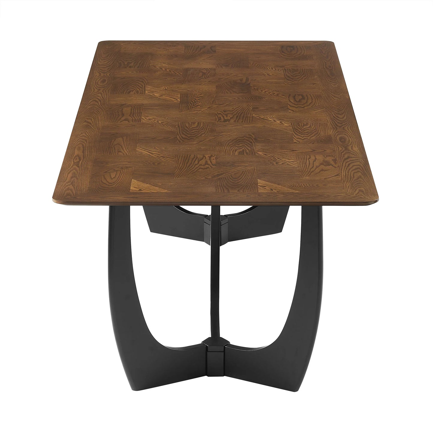 Wrenly 94-Inch Dining Table in Walnut – Modern Rectangular Wood Table for 8 to 10 People