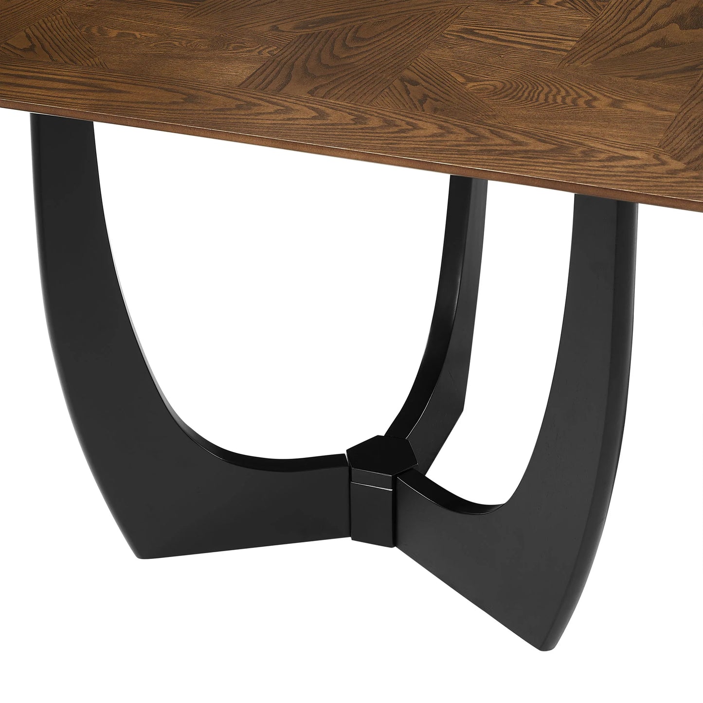 Wrenly 94-Inch Dining Table in Walnut – Modern Rectangular Wood Table for 8 to 10 People