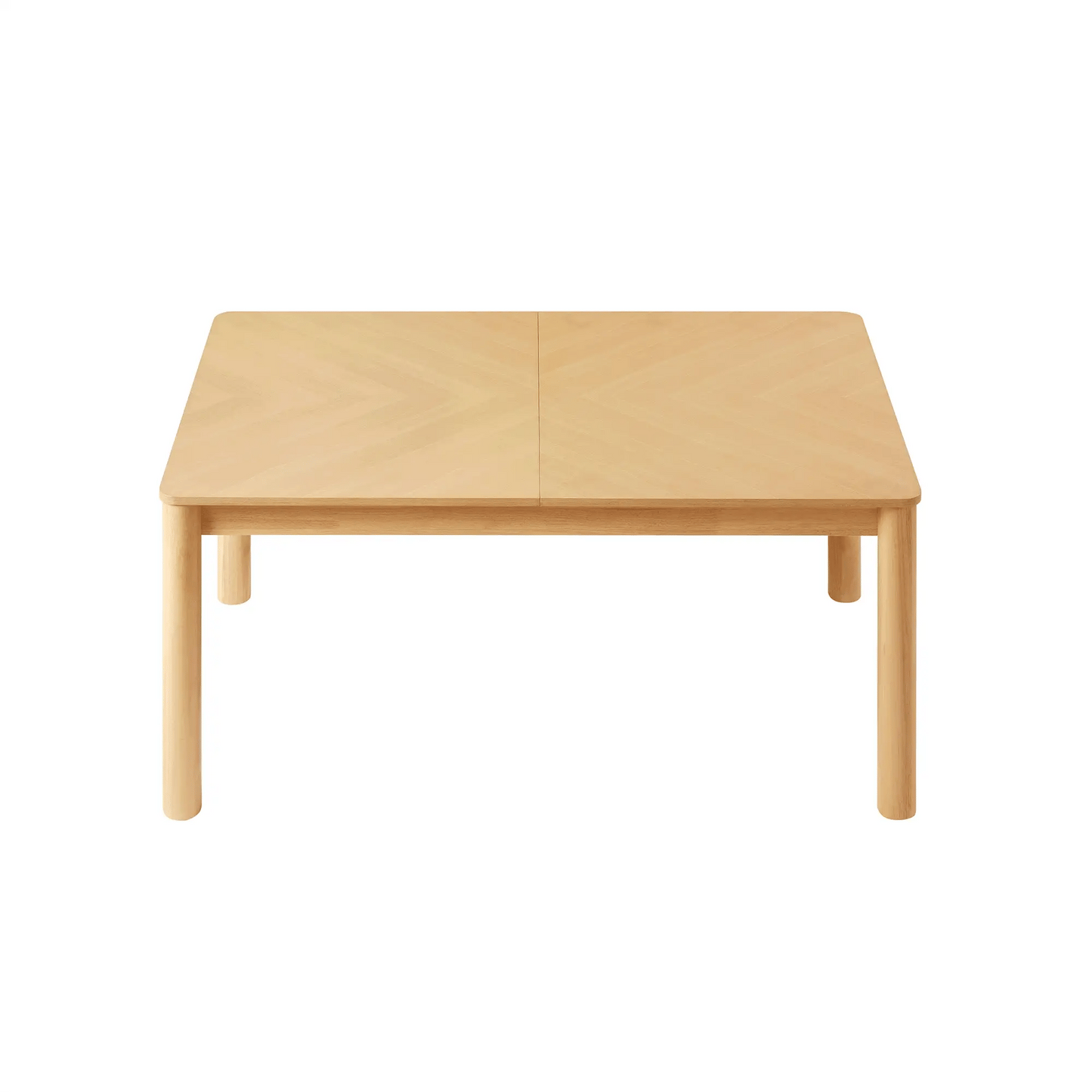 Alba Extendable Dining Table – Modern Wood Dining Table with Extension Leaf for 6–8 People