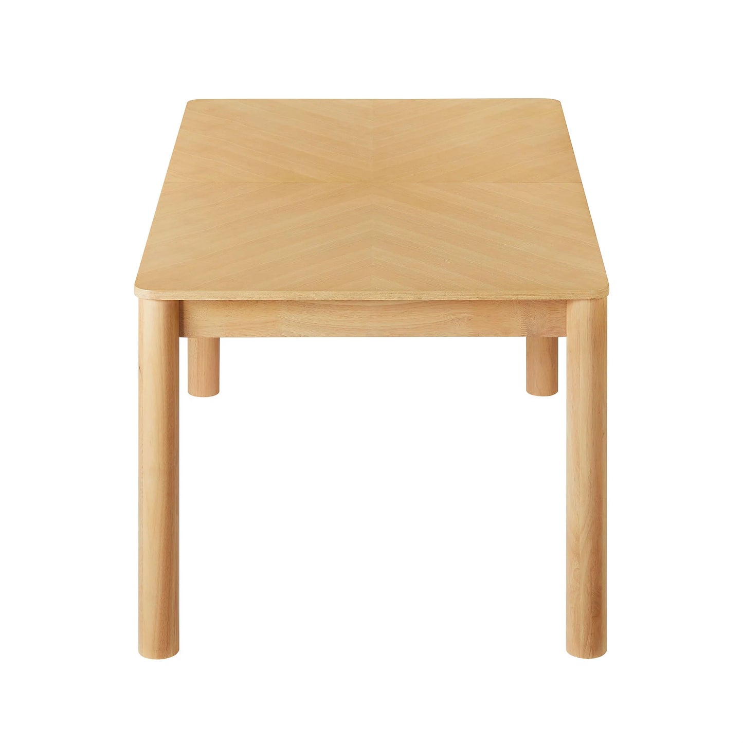 Alba Extendable Dining Table – Modern Wood Dining Table with Extension Leaf for 6–8 People